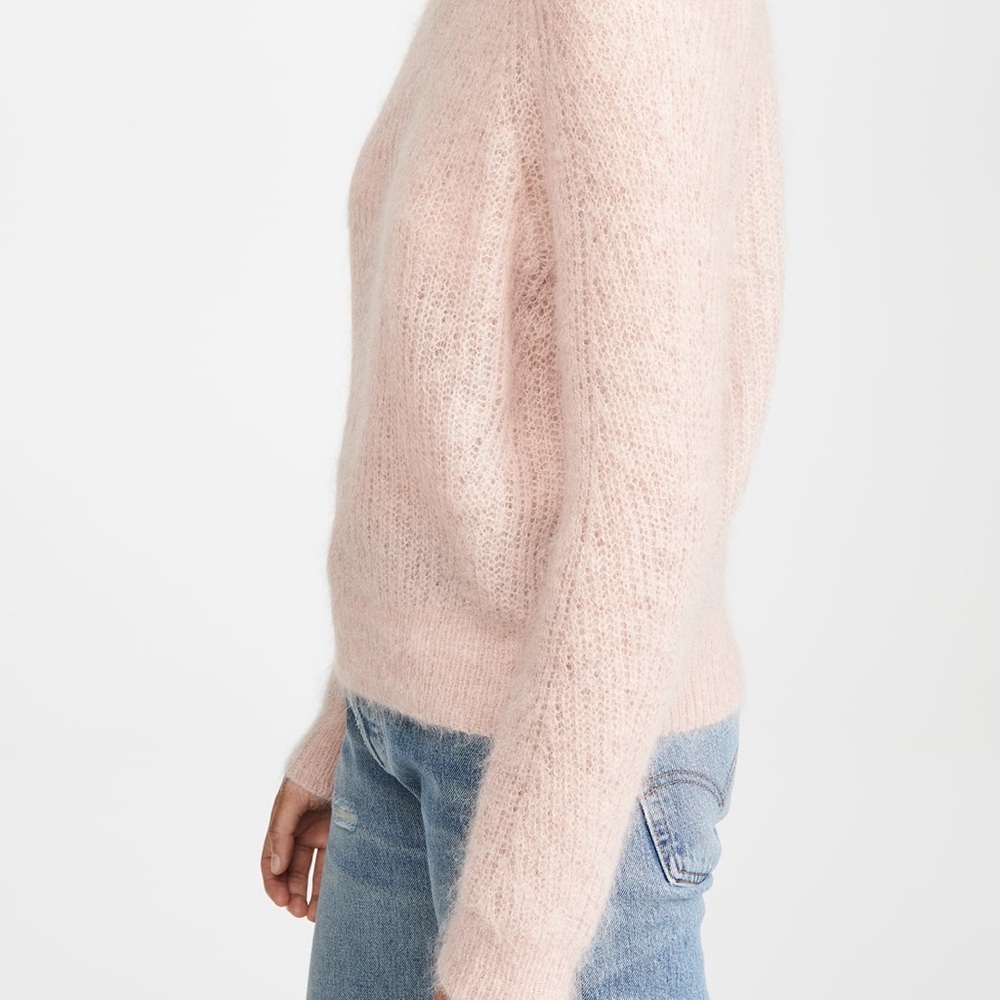 Demylee Chelsea Mohair Sweater in Baby Pink - Picture 5 of 10